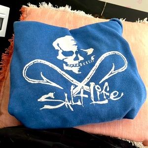 Dark blue salt life hoodie